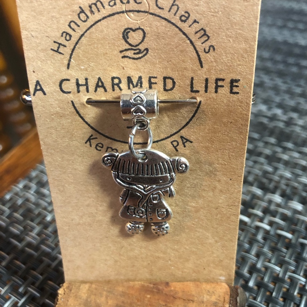 NWT, Handmade by A Charmed Life. Silver Doctor, Nurse, Medical Professional